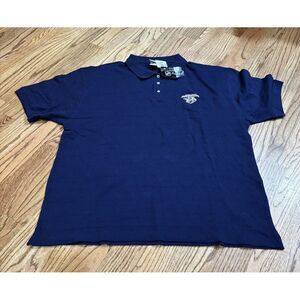 Nashville Predators Hockey NHL Men's Navy Blue Golf Polo‎ Shirt Size 2XL NWT